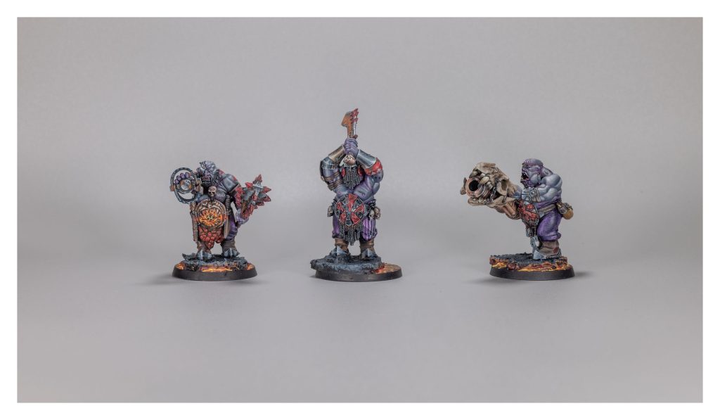 Glutton, Irongut and Leadbelcher Ogre (Photo by Gunnar Langmack)
