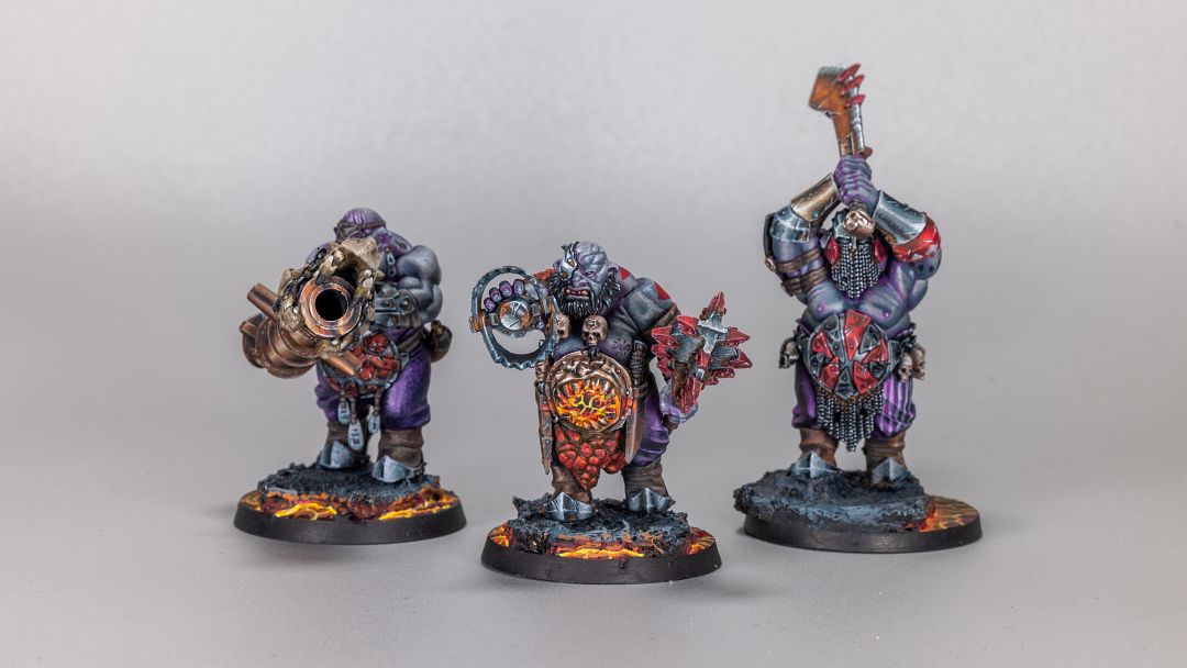 Glutton, Irongut und Leadbelcher Ogres